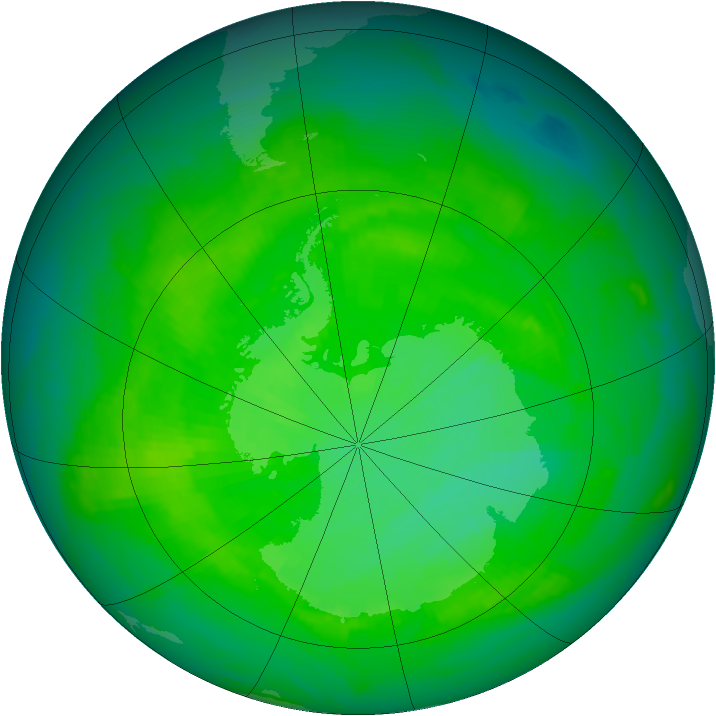Ozone Map 1988-11-23